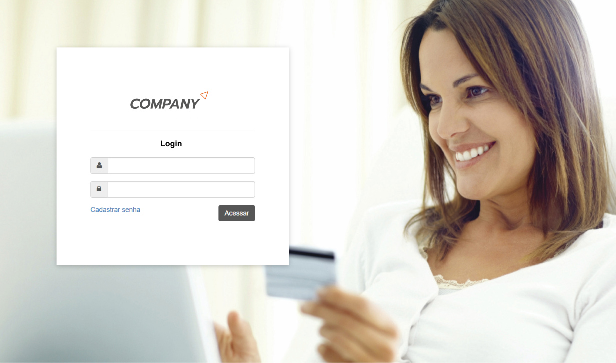 Vale Benefícios old login page