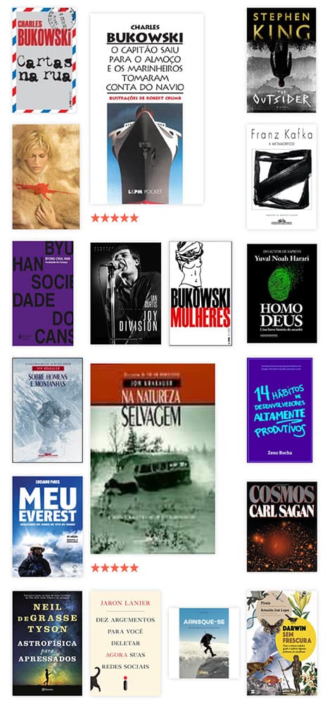 Meus livros em 2020